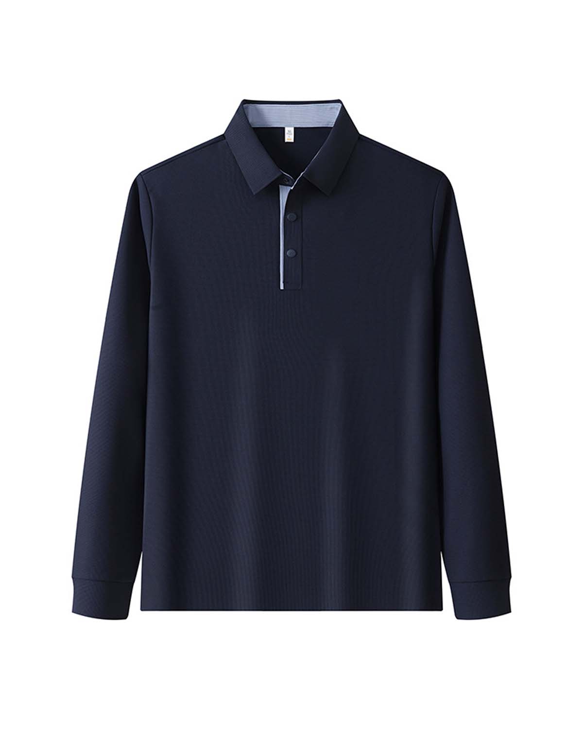 Waffle-Knit Antibacterial Long-Sleeve T-Shirt-mt19-24